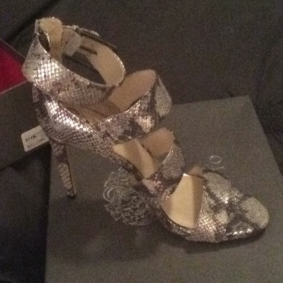 ❌❌SOLD ❌❌❌NEW PYTHON VINCE CAMUTO SANDALS❌❌SOLD❌❌❌ - Picture 2 of 2